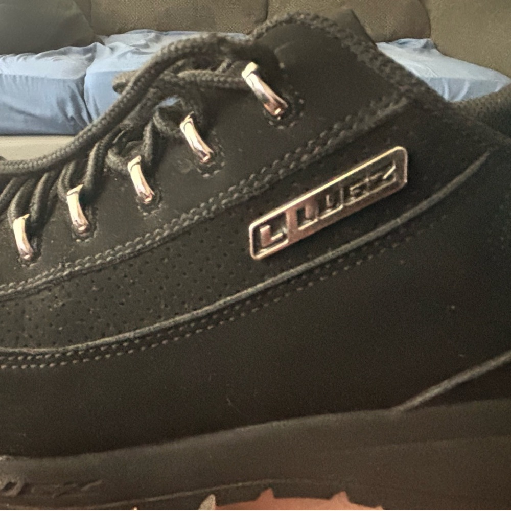 Lugz Black Sneakers with Suede Finish  for Men